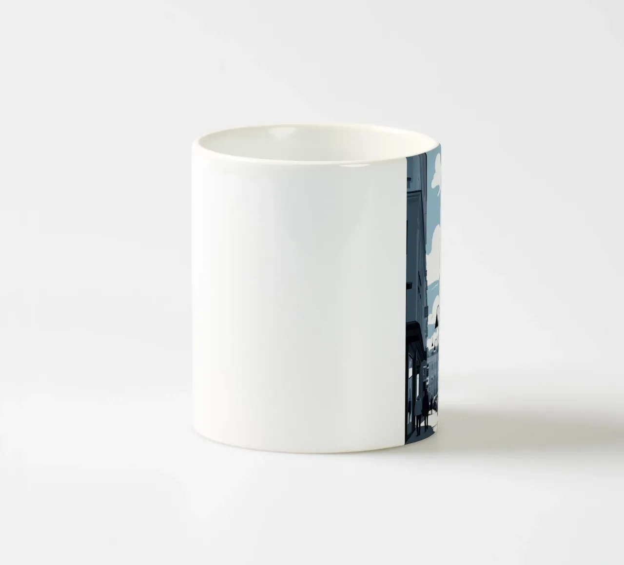 Sagoma di un lampione tazza in ceramica da LIFESTYLE OBJECTS