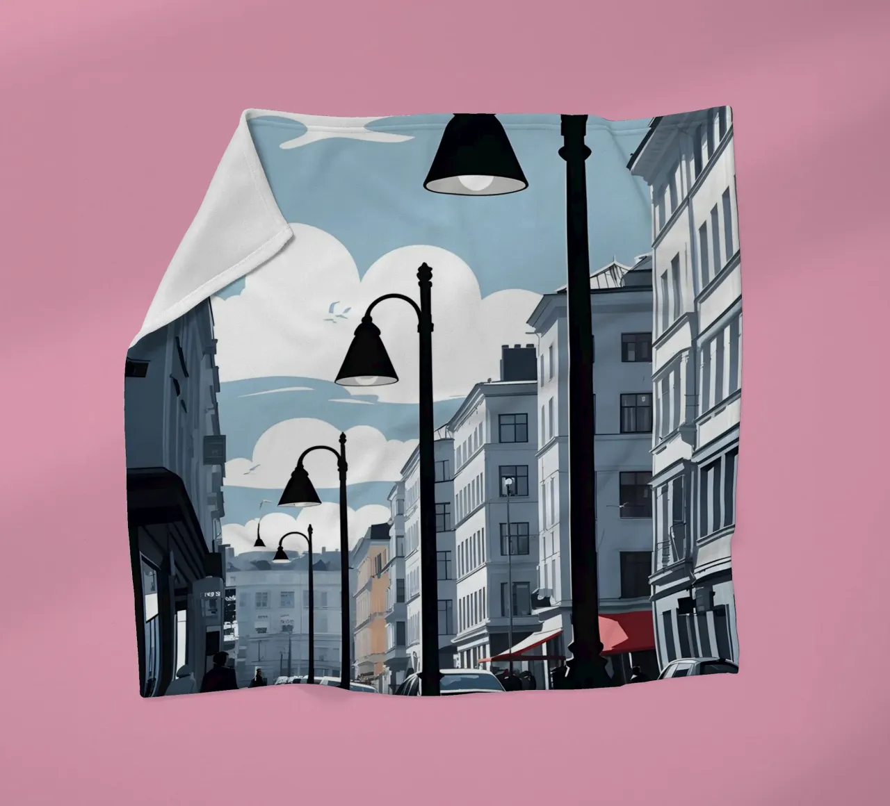 Sagoma di un lampione coperta in pile da LIFESTYLE OBJECTS