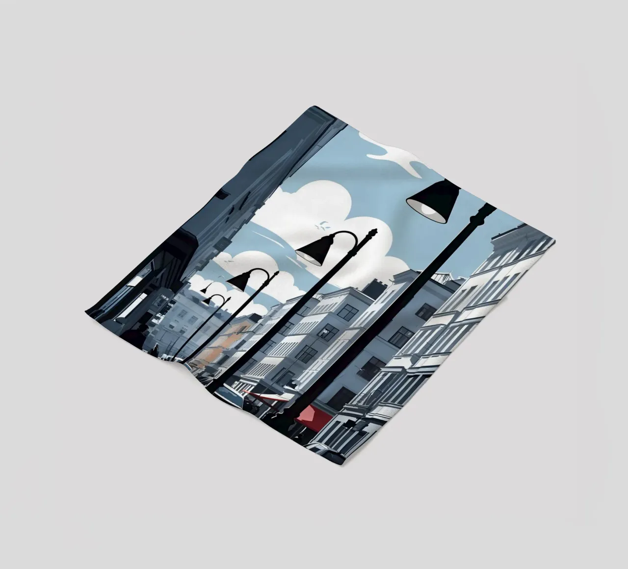 Sagoma di un lampione coperta in pile da LIFESTYLE OBJECTS
