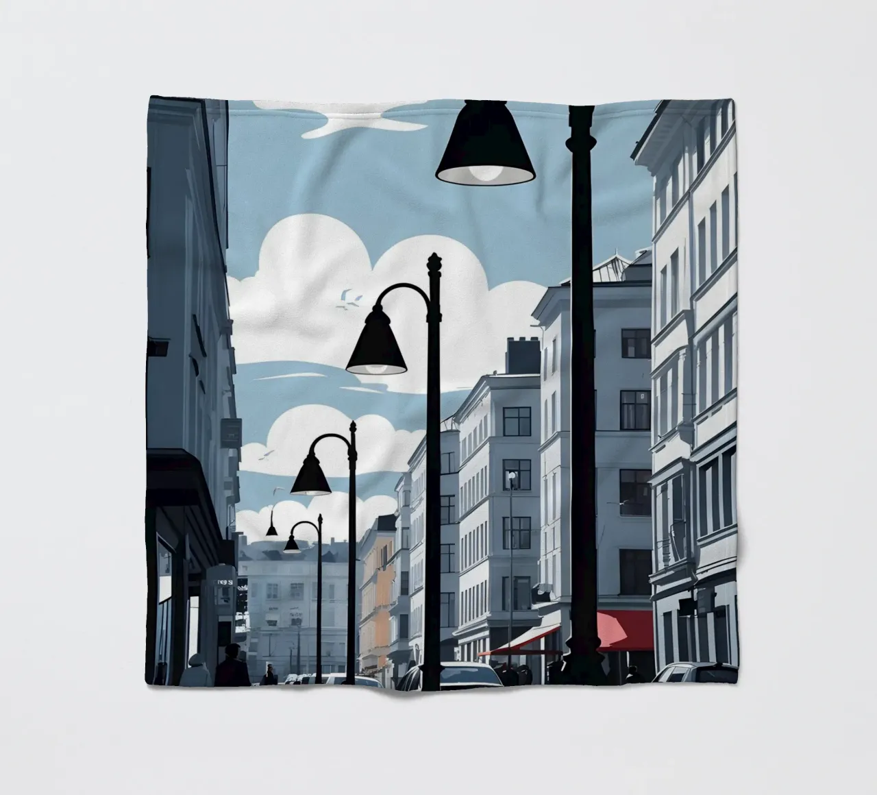 Sagoma di un lampione coperta in pile da LIFESTYLE OBJECTS