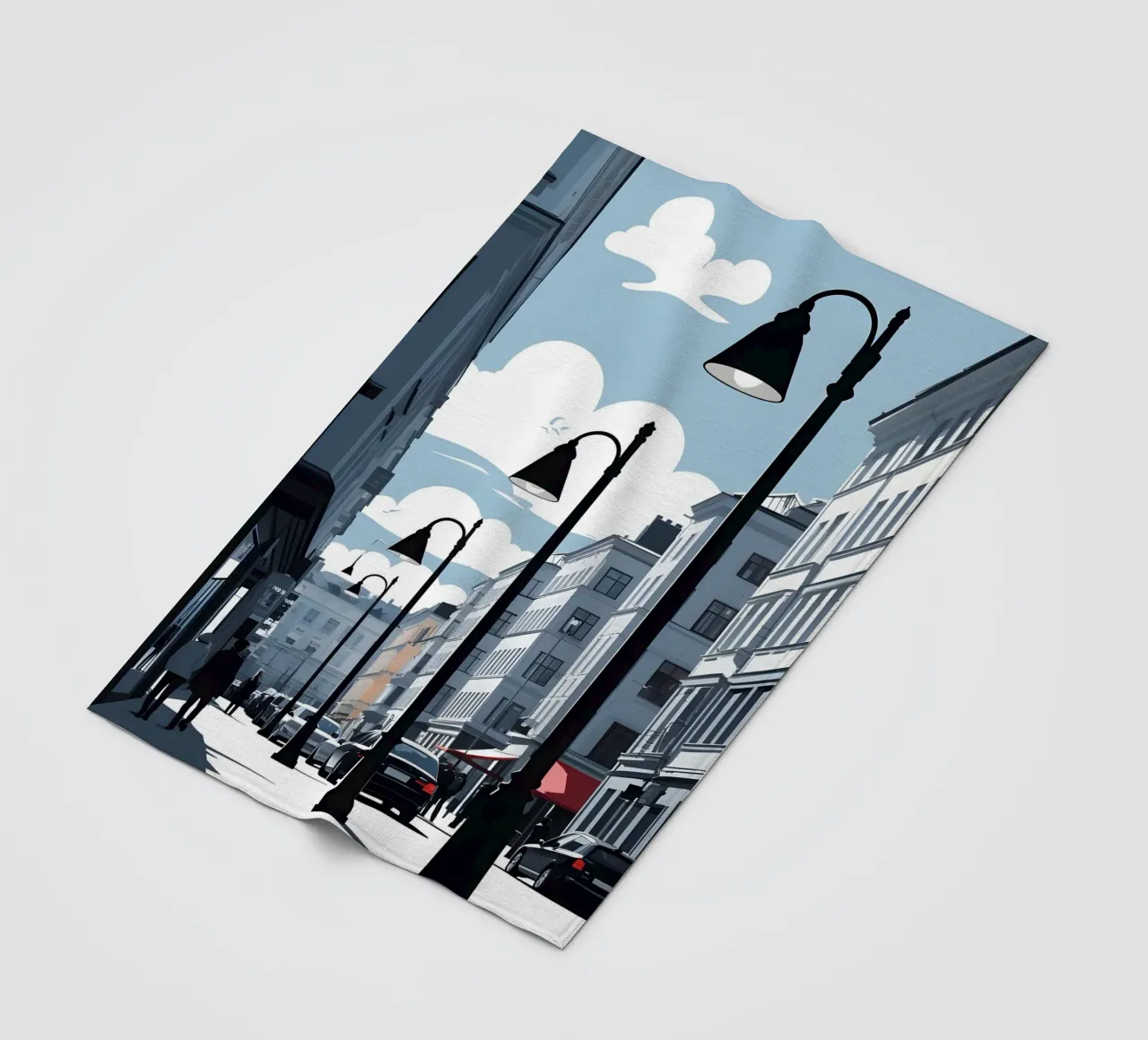 Sagoma di un lampione coperta in pile da LIFESTYLE OBJECTS