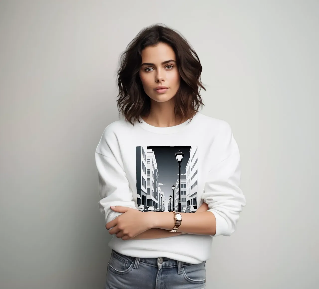 Sagoma di un lampione felpa da LIFESTYLE OBJECTS