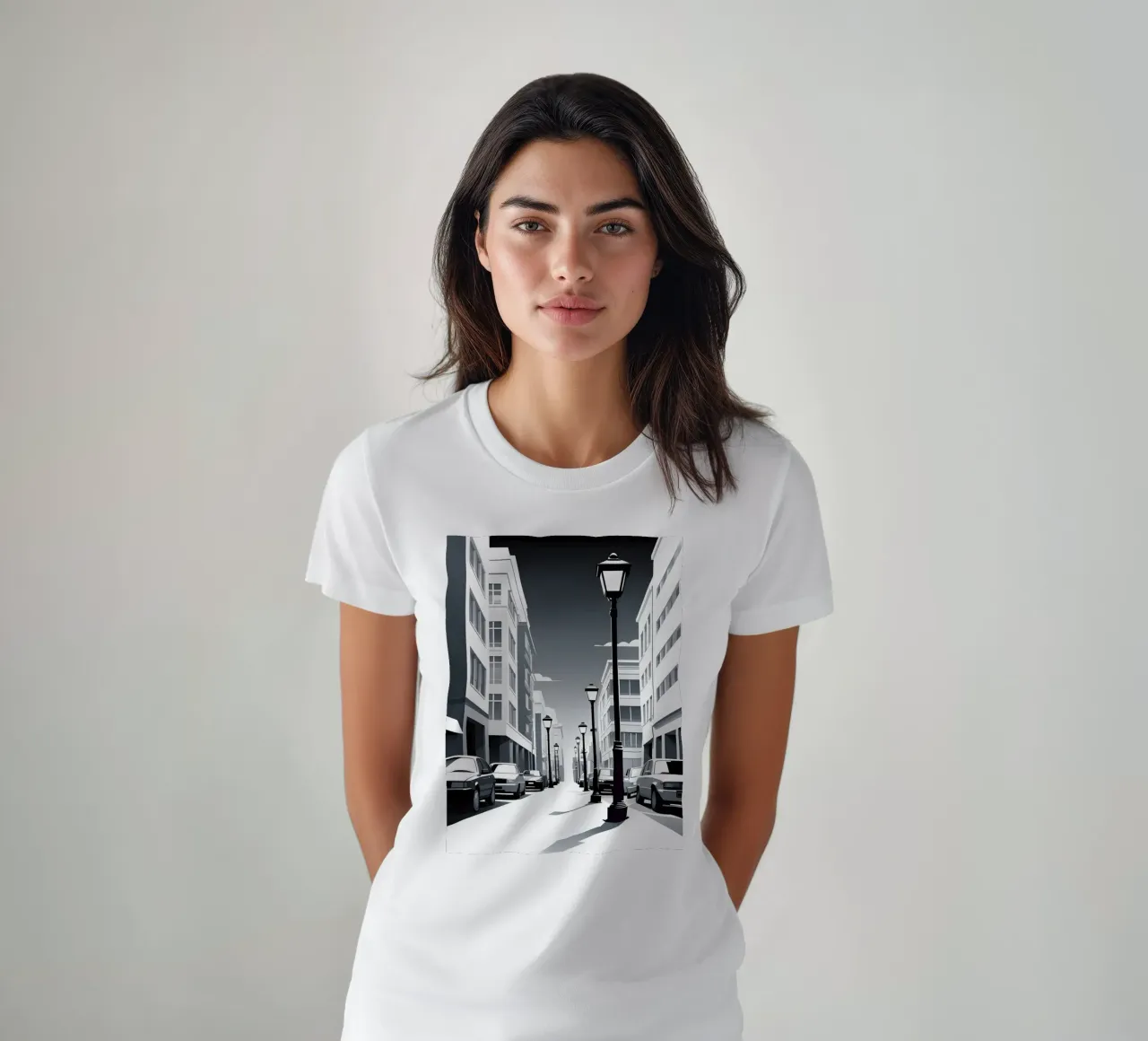 Sagoma di un lampione t-shirt da LIFESTYLE OBJECTS