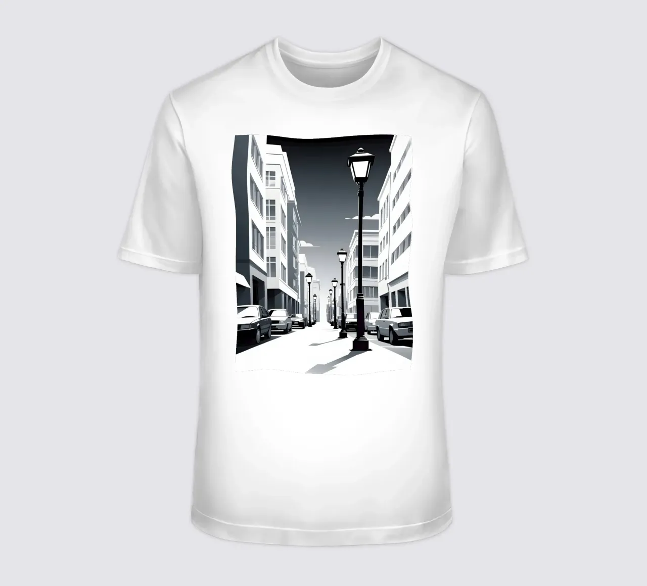 Sagoma di un lampione t-shirt da LIFESTYLE OBJECTS