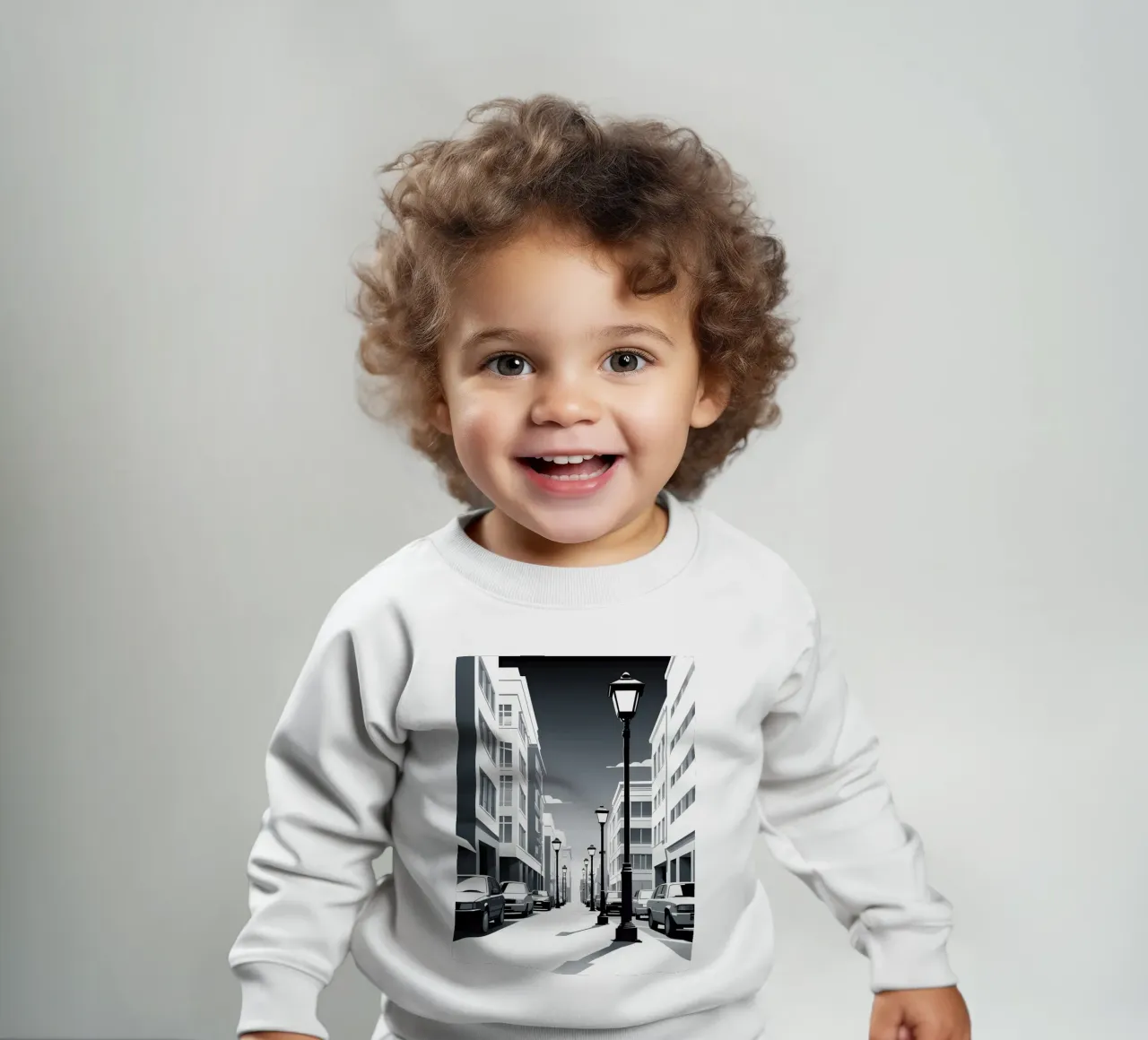 Sagoma di un lampione felpa neonato da LIFESTYLE OBJECTS