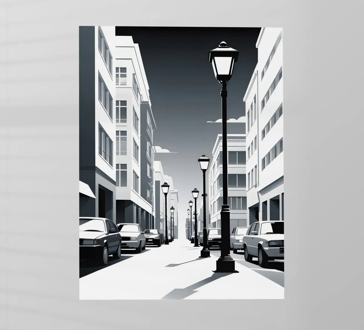 Sagoma di un lampione pellicola backlit da LIFESTYLE OBJECTS