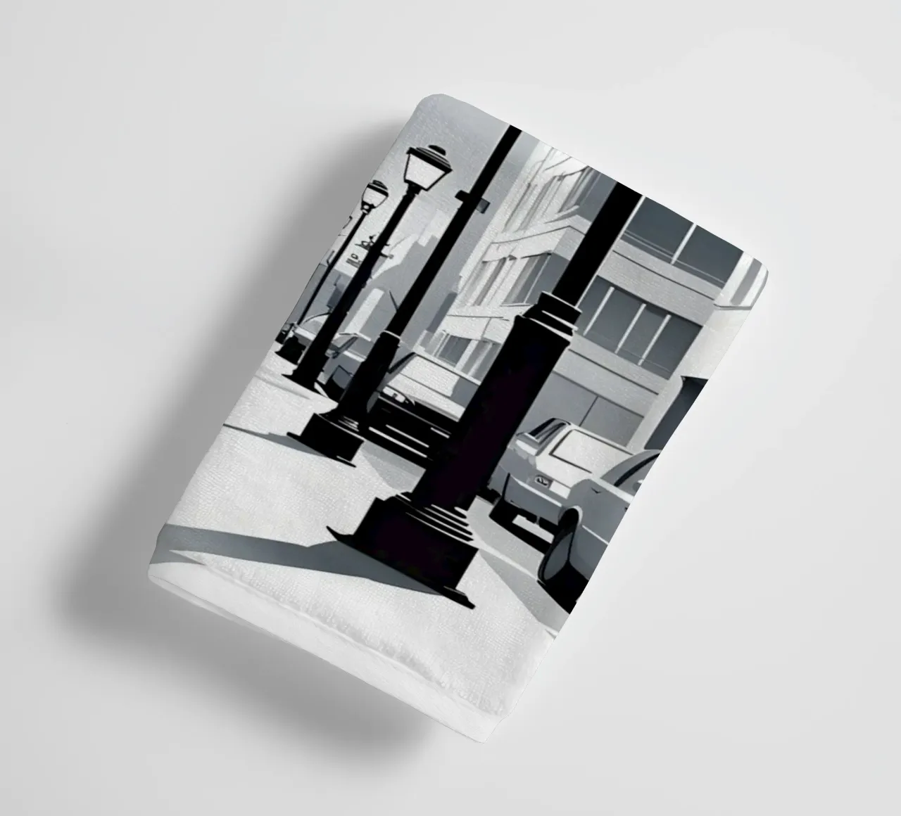 Sagoma di un lampione asciugamano da bagno da LIFESTYLE OBJECTS