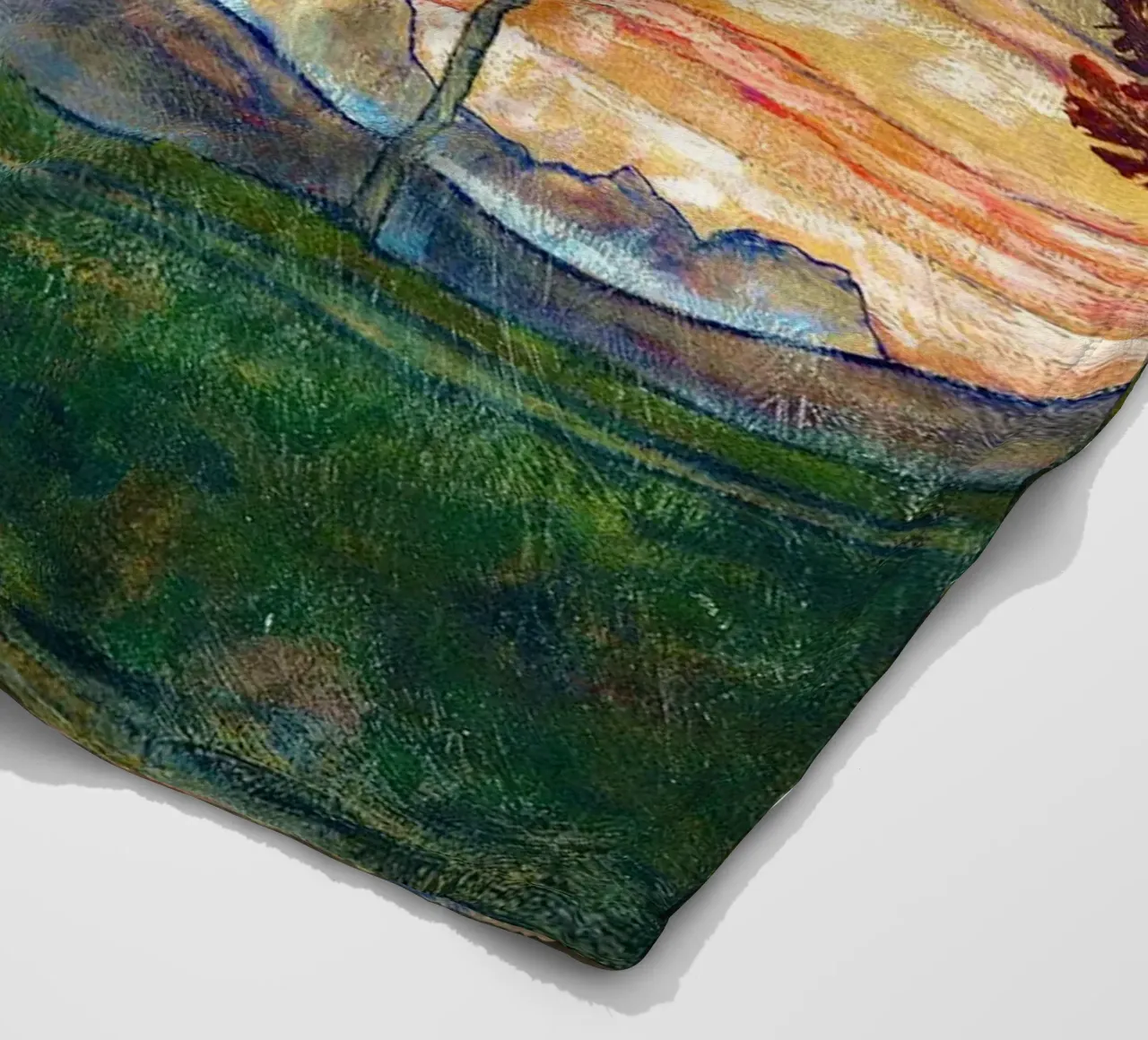 Four trees - Egon Schiele coperta in pile da apoloprints
