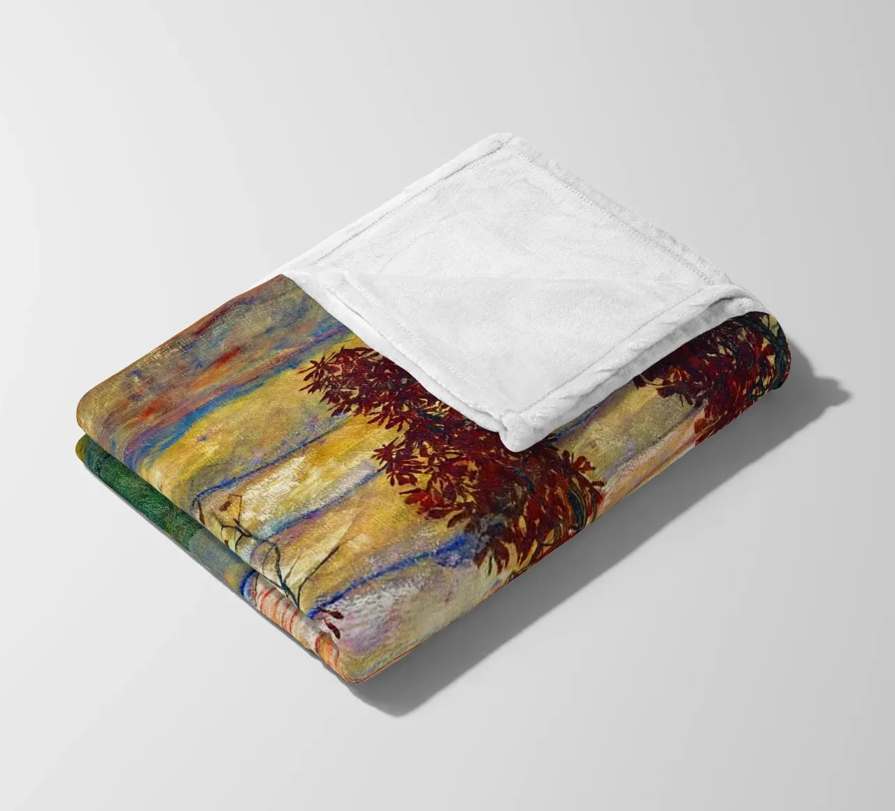 Four trees - Egon Schiele coperta in pile da apoloprints