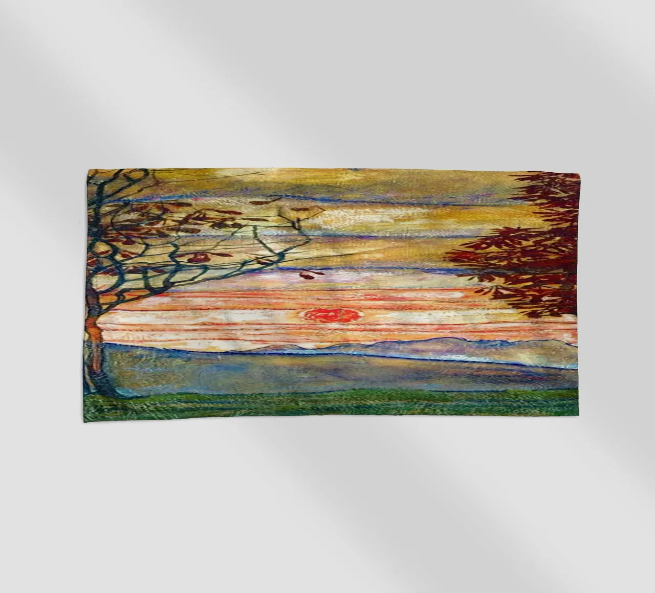 Four trees - Egon Schiele telo mare da apoloprints