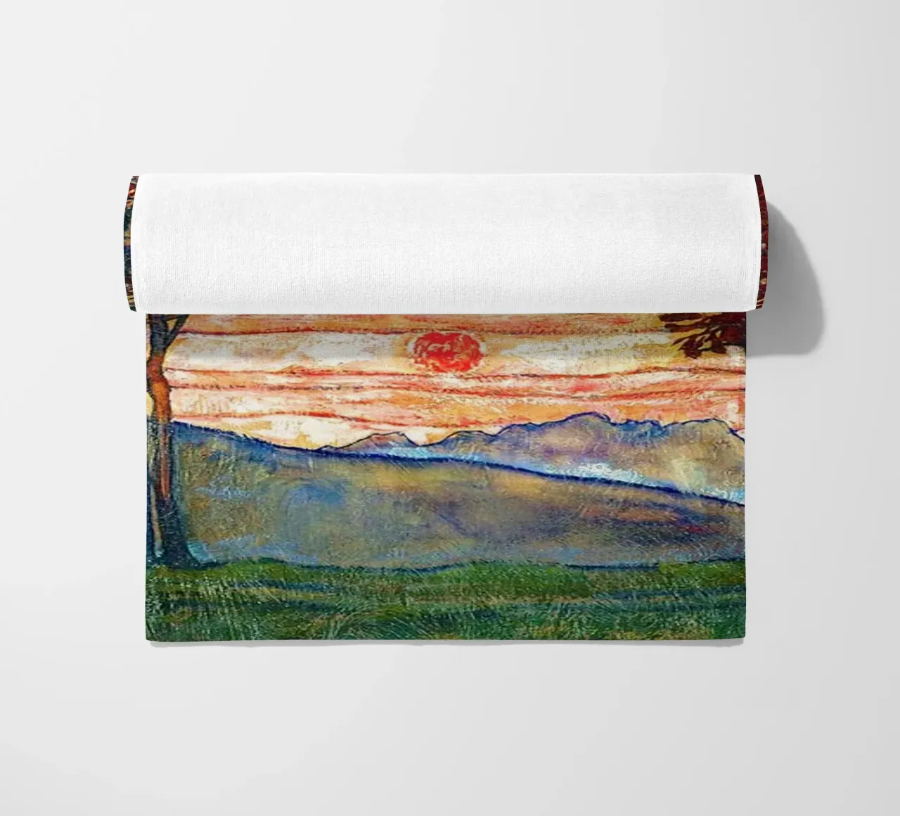 Four trees - Egon Schiele telo mare da apoloprints