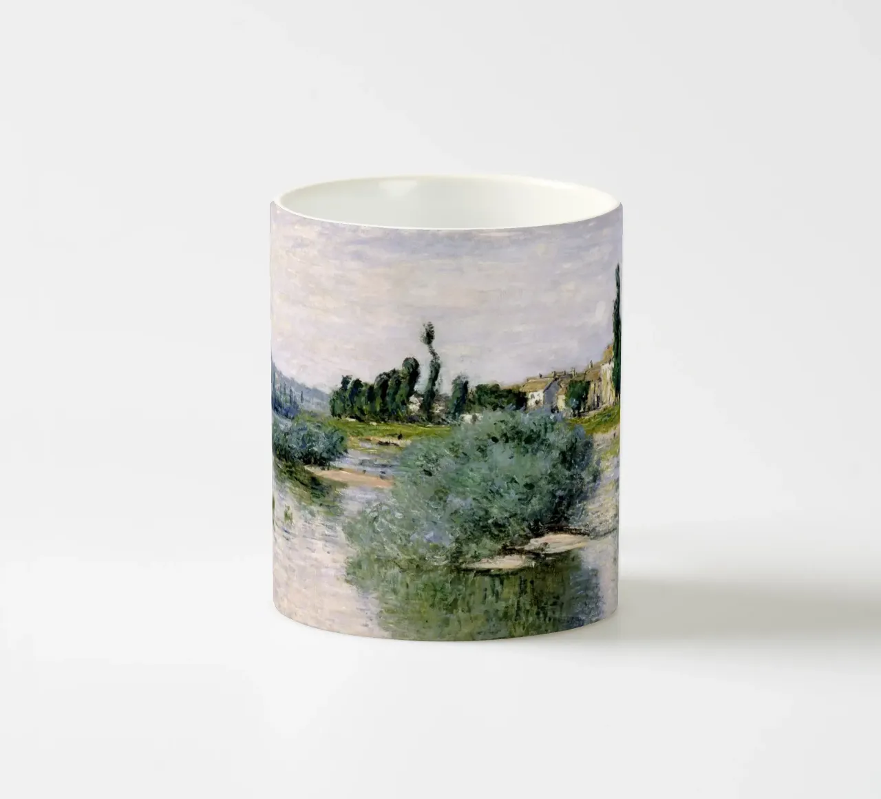 The Seine at Lavacourt - Claude Monet tazza in ceramica da apoloprints
