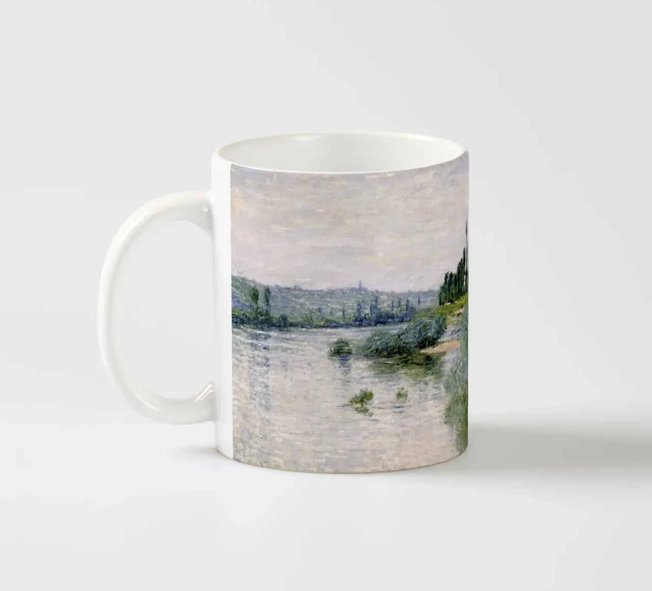 The Seine at Lavacourt - Claude Monet tazza in ceramica da apoloprints