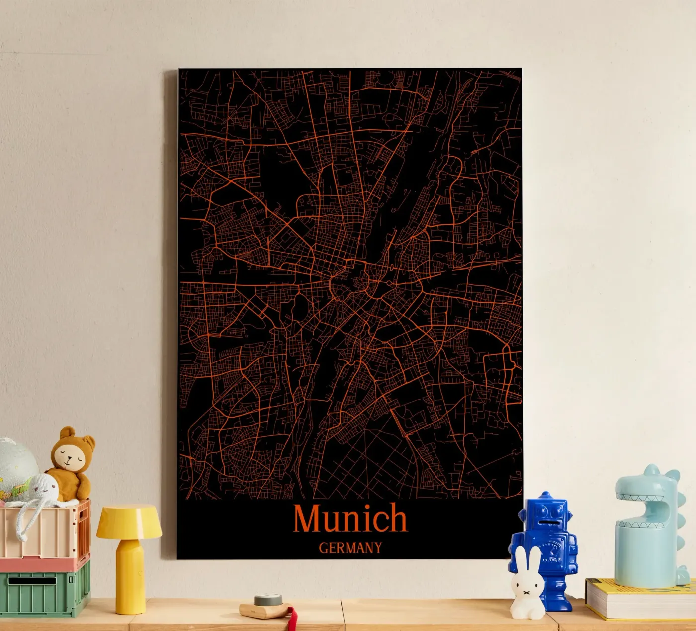 Munich canvas by MiMap