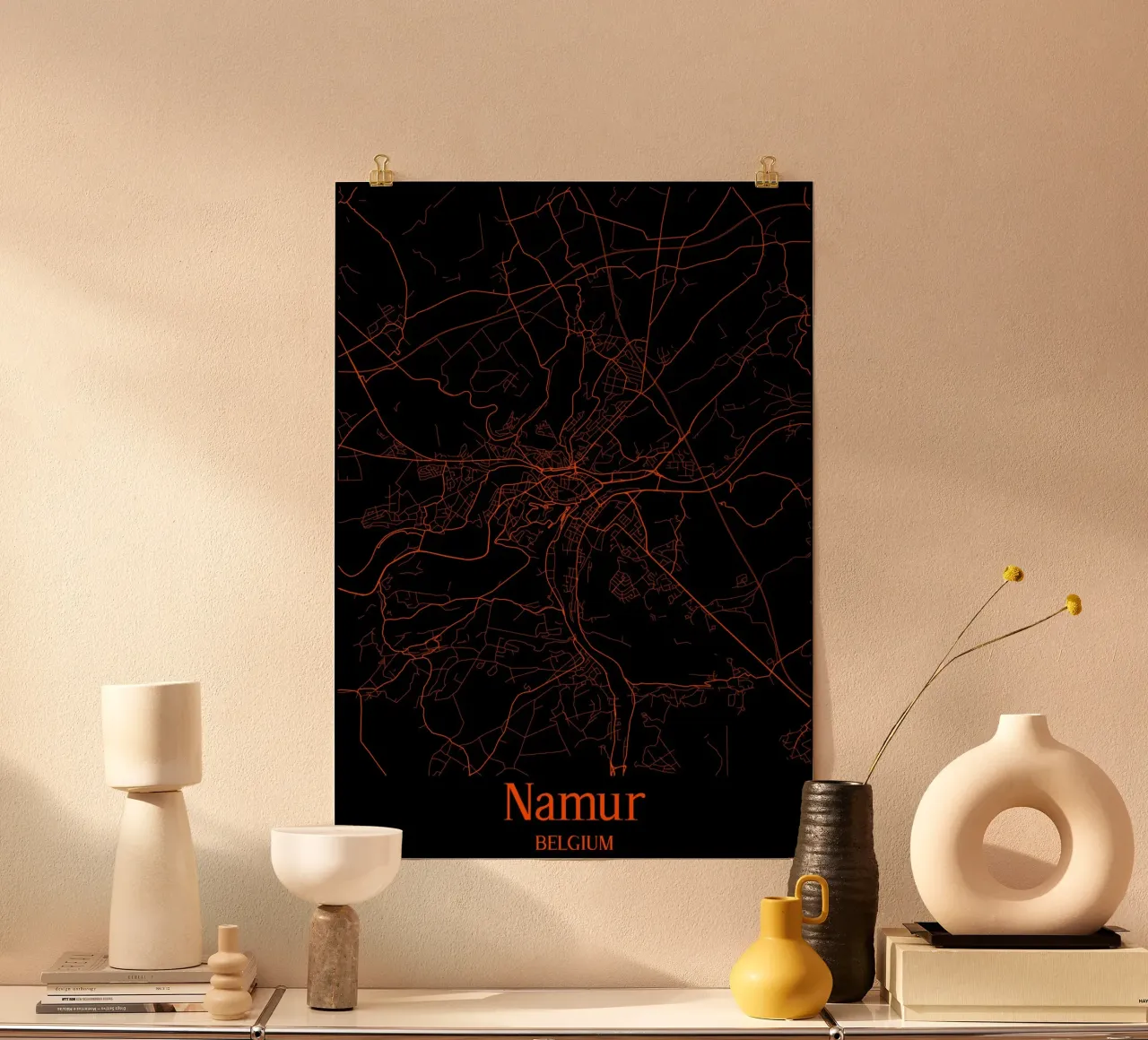 Namur poster van MiMap