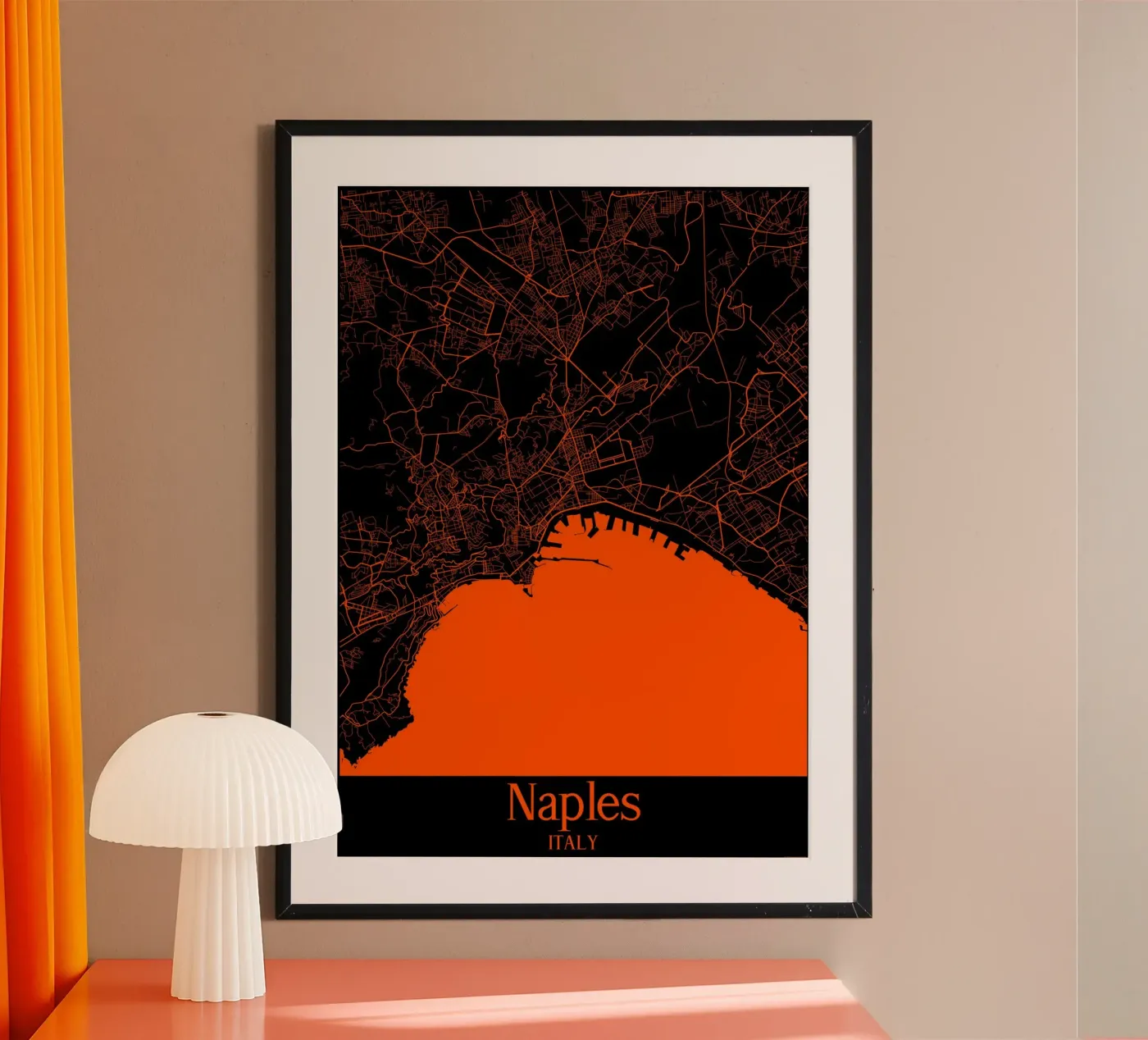 Naples poster by MiMap