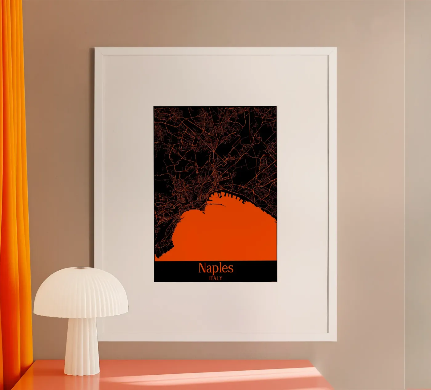 Naples poster by MiMap