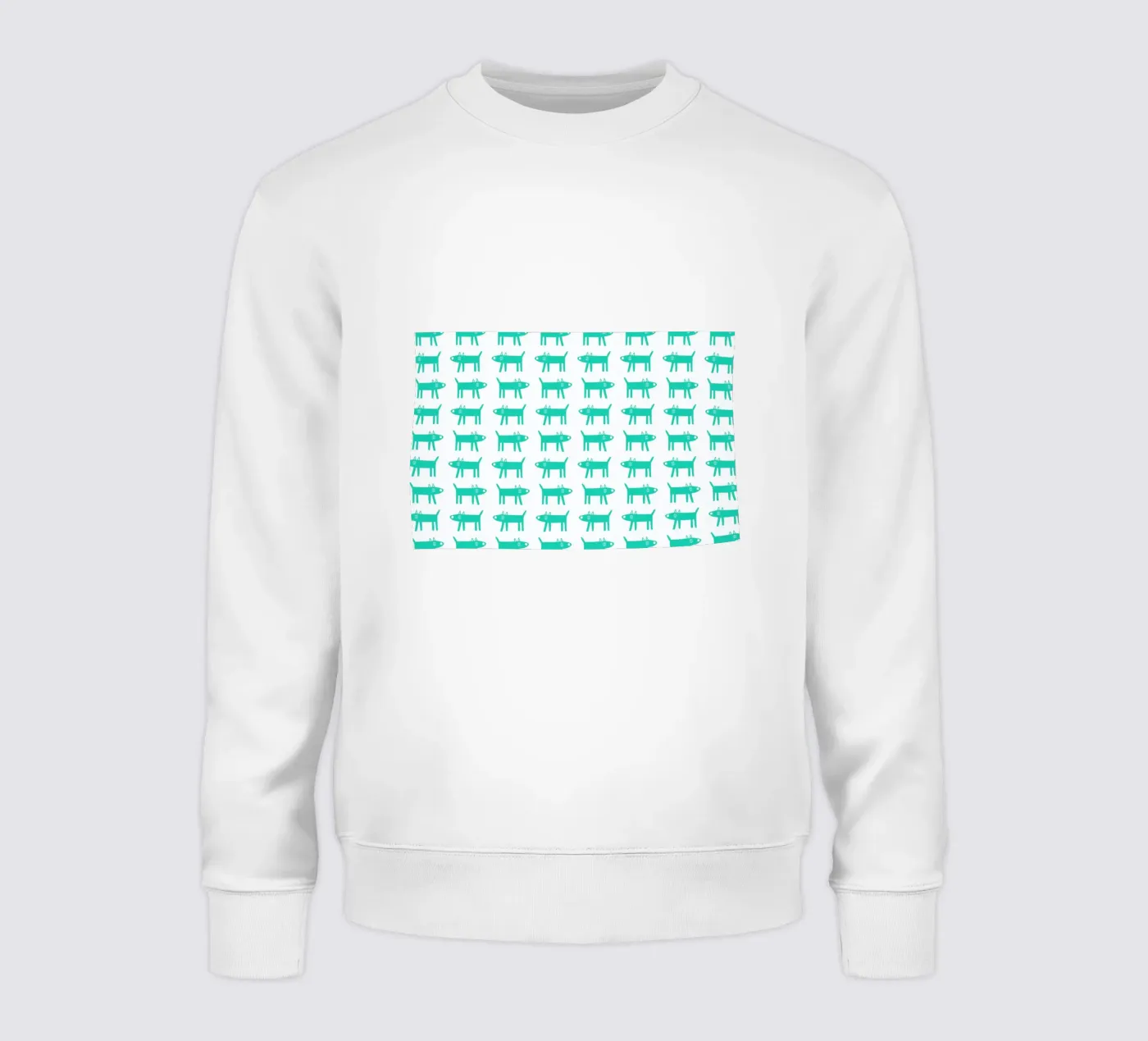 dog pattern 3 sweatshirt by Studio Teer