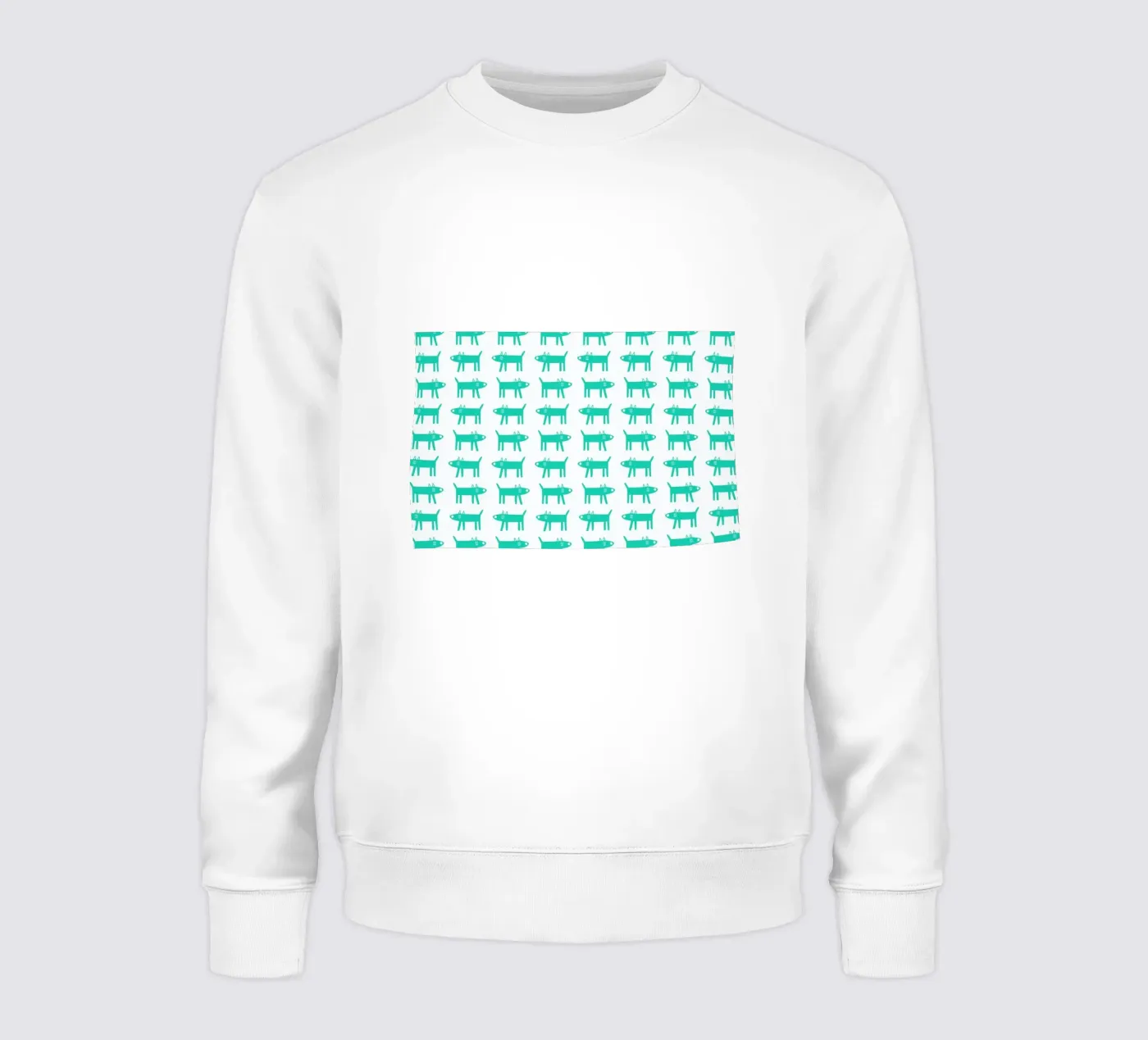 dog pattern 3 sweatshirt by Studio Teer