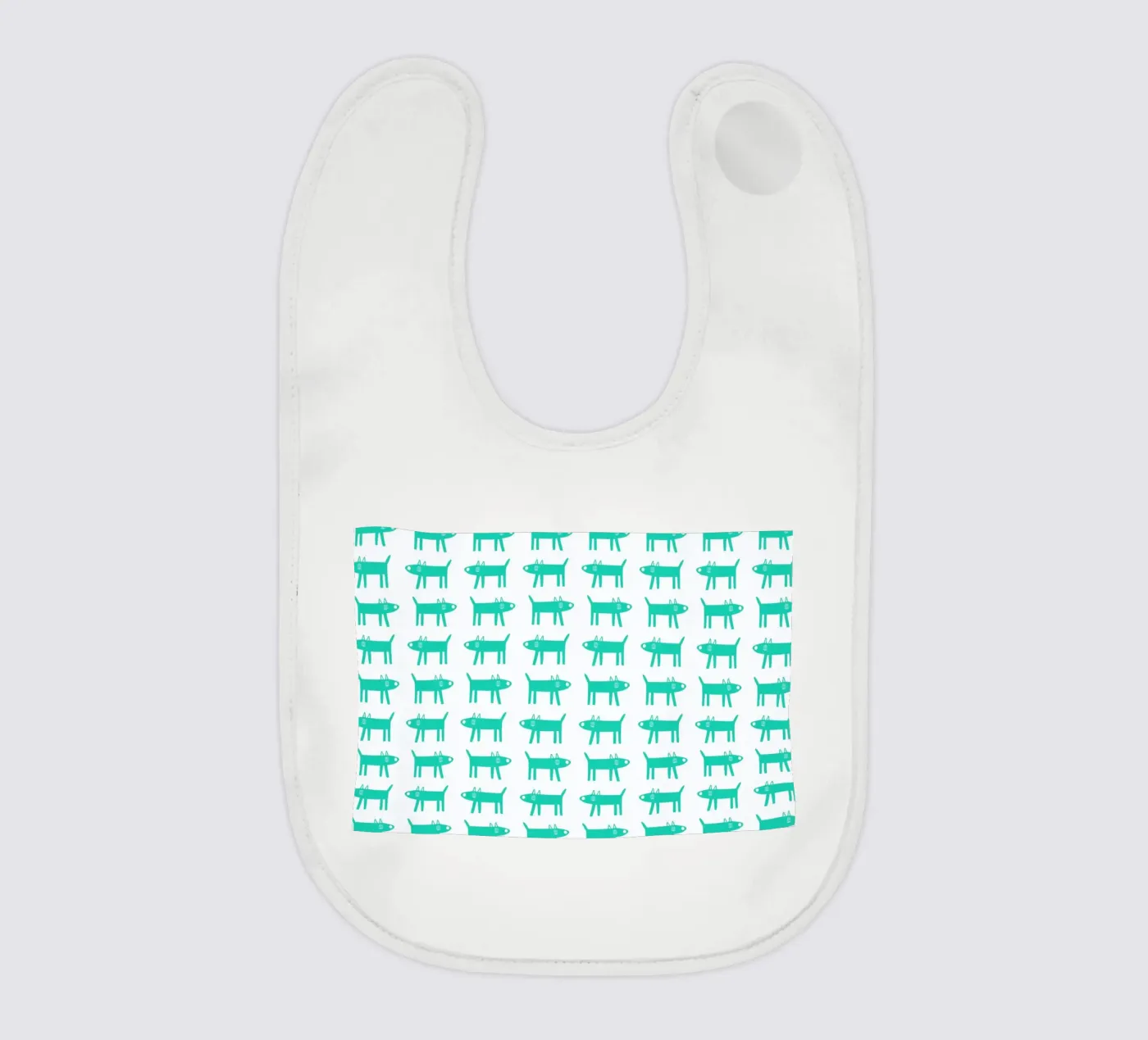 dog pattern 3 bavoir de Studio Teer