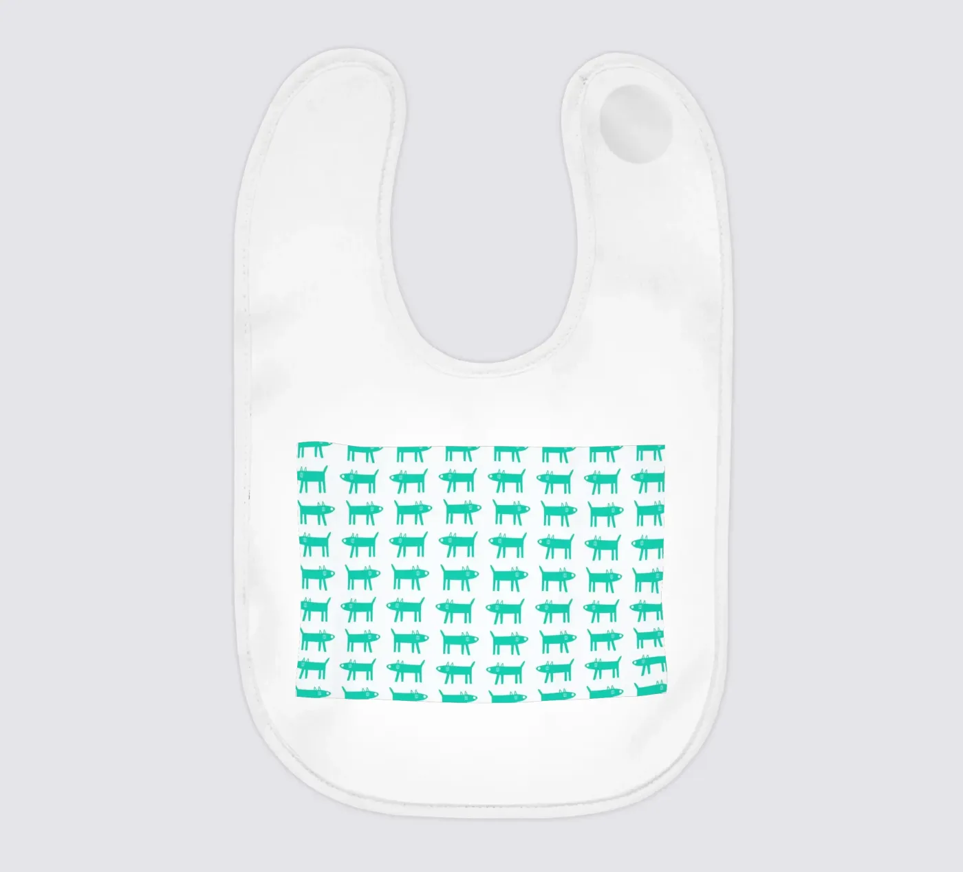 dog pattern 3 bavoir de Studio Teer