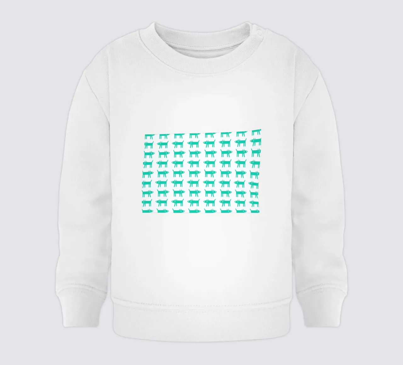 dog pattern 3 felpa neonato da Studio Teer