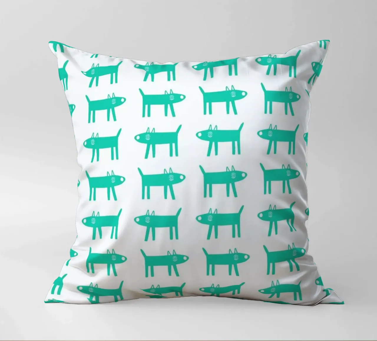 dog pattern 3 cuscino da Studio Teer