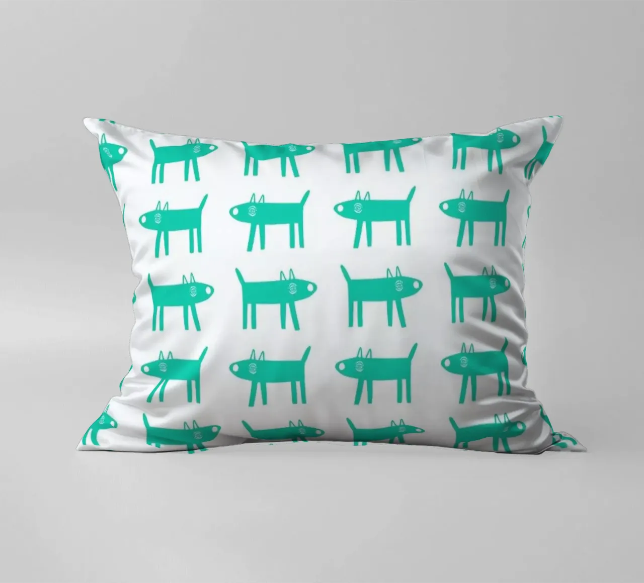 dog pattern 3 cuscino da Studio Teer