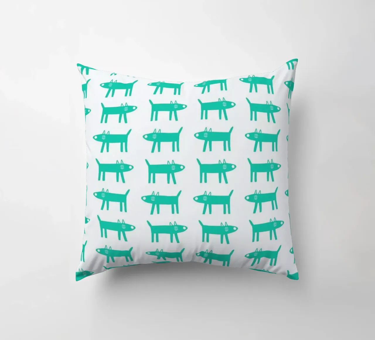 dog pattern 3 cuscino da Studio Teer