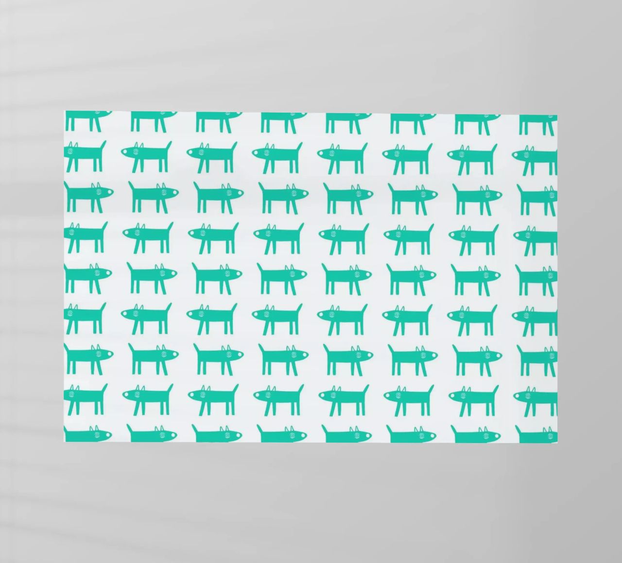 dog pattern 3 pellicola backlit da Studio Teer