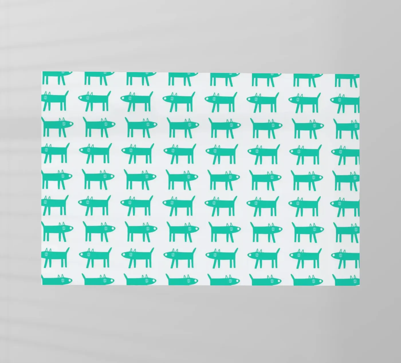 dog pattern 3 Backlit Folie von Studio Teer