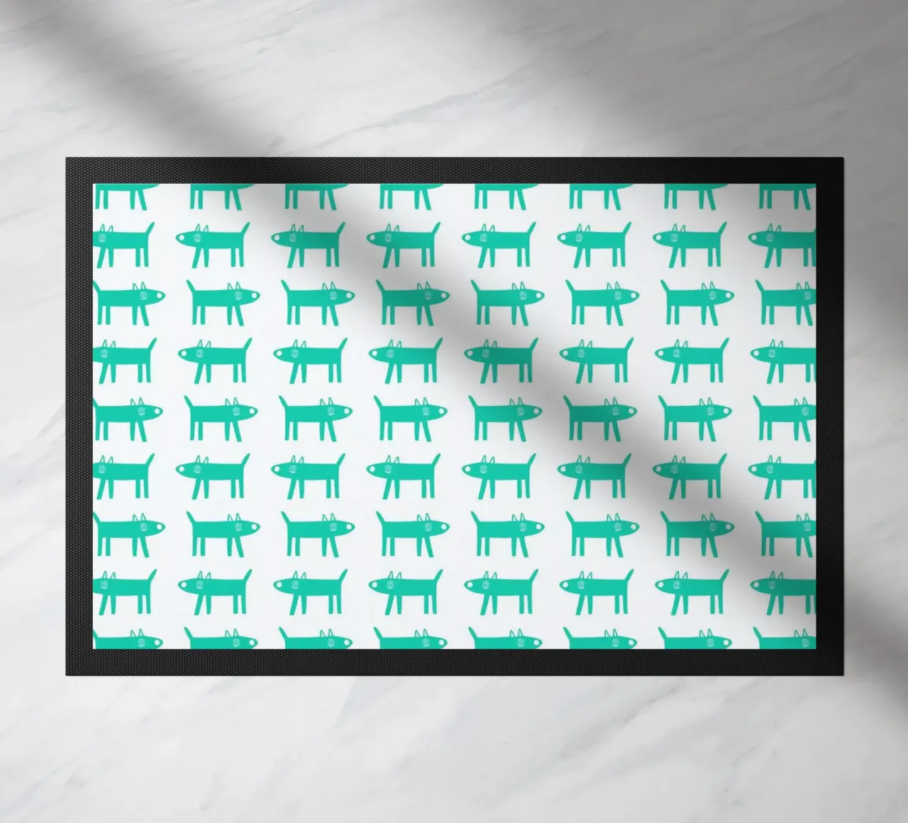 dog pattern 3 felpudo de Studio Teer
