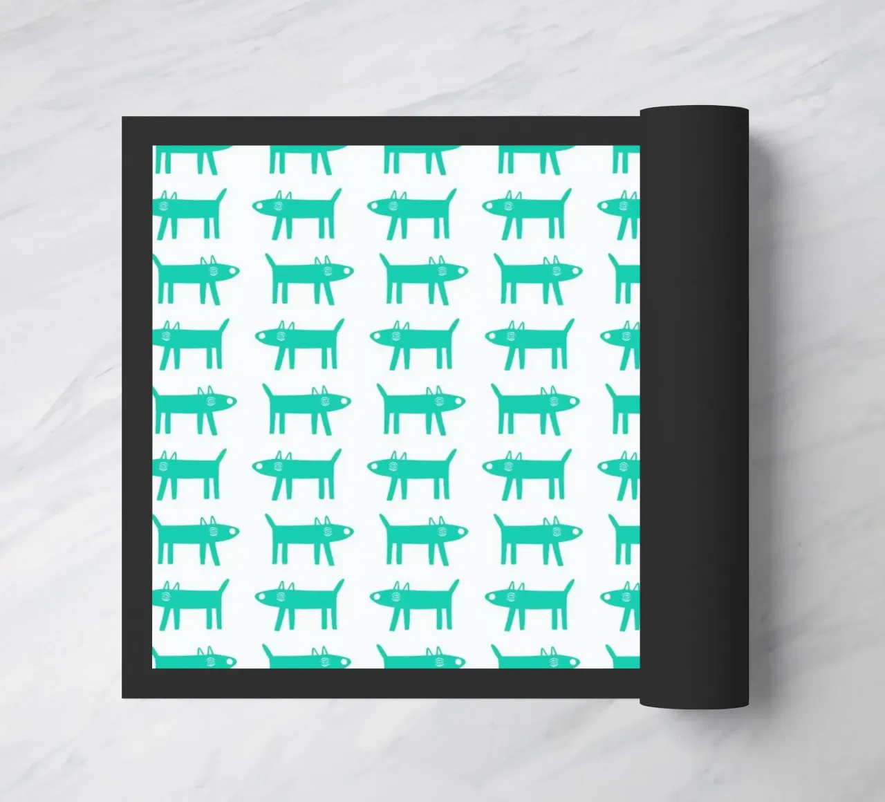 dog pattern 3 felpudo de Studio Teer