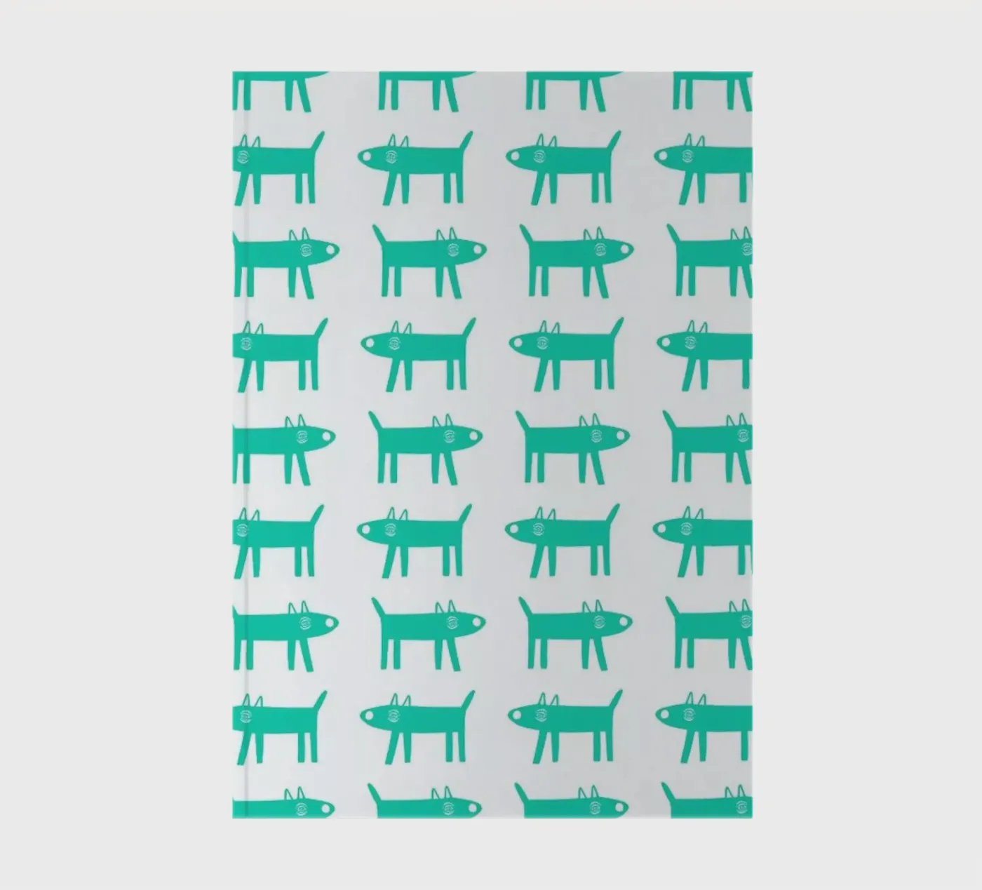 dog pattern 3 notebook by Studio Teer