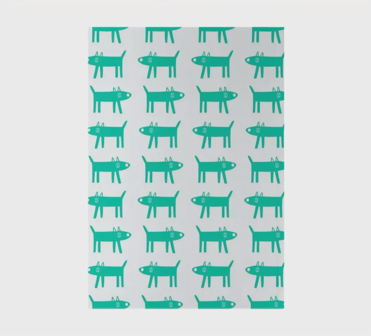 dog pattern 3 notebook by Studio Teer