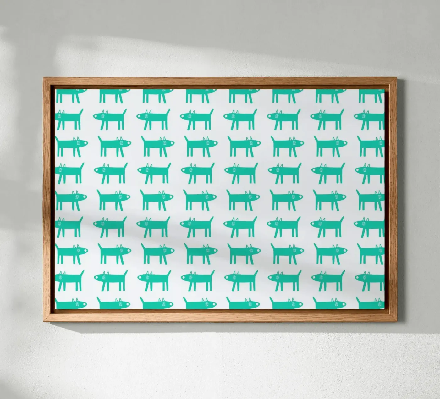 dog pattern 3 forex plate by Studio Teer