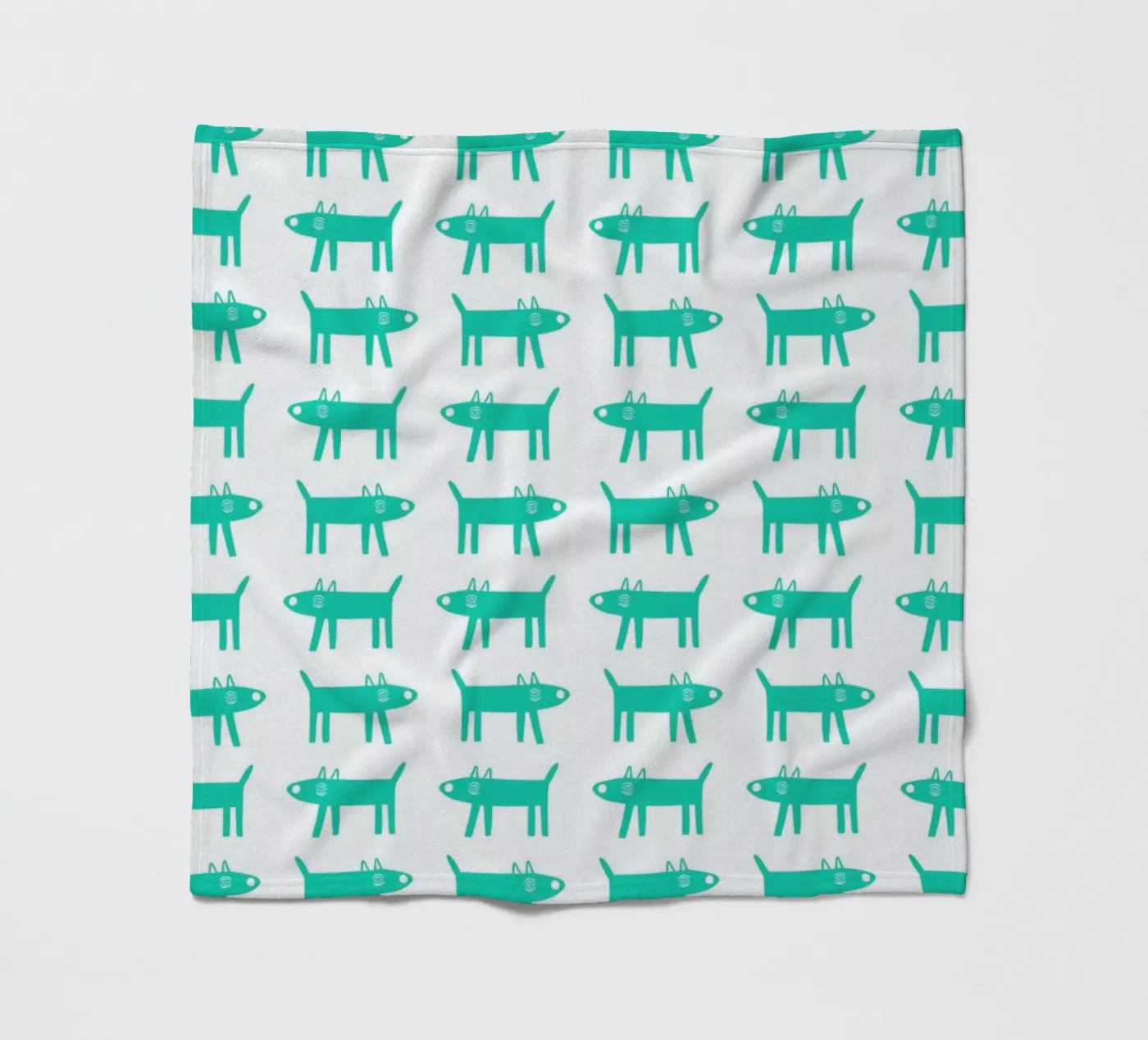 dog pattern 3 Fleecedecke von Studio Teer