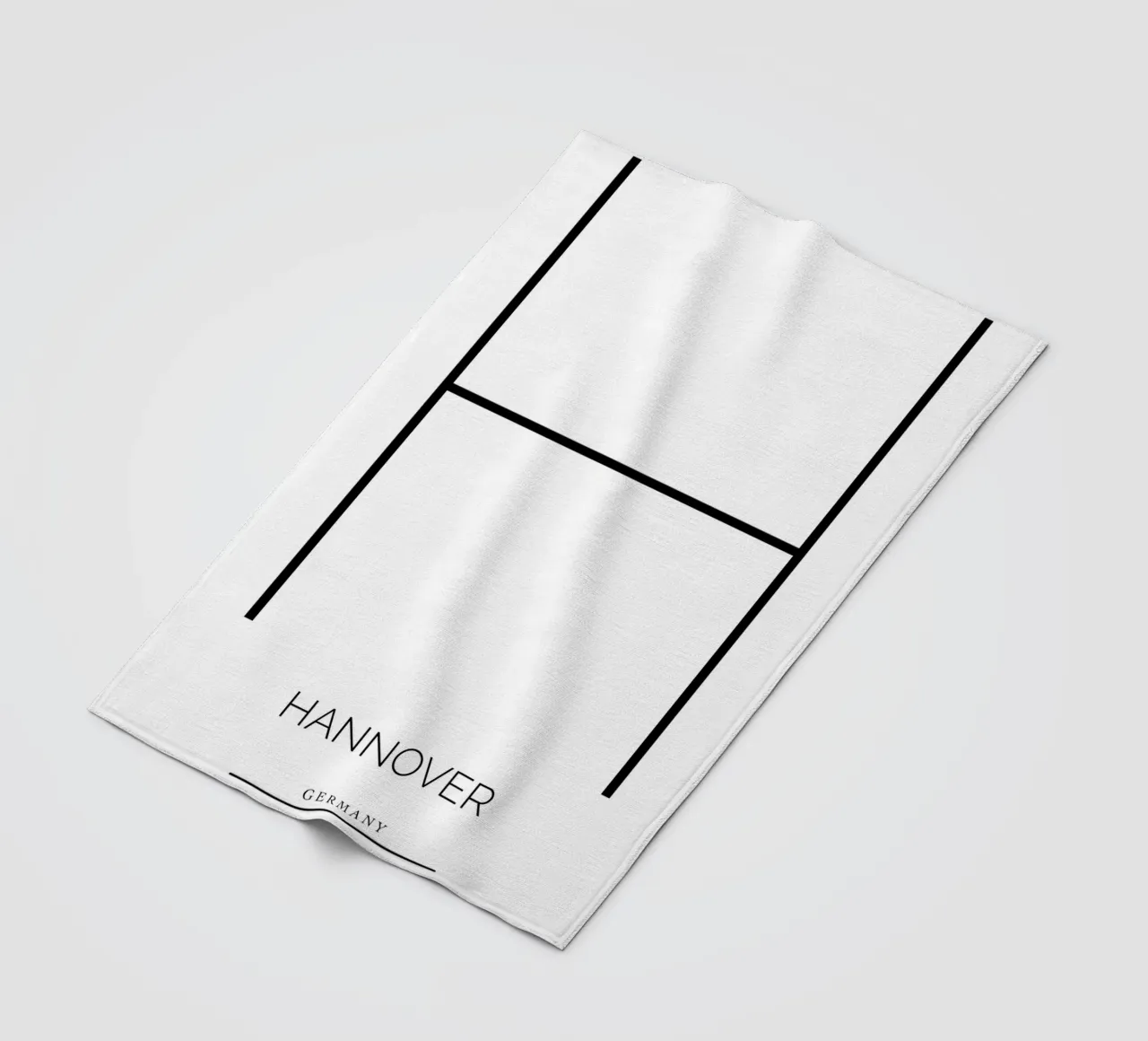 HANNOVER -  white coperta in pile da CityLights