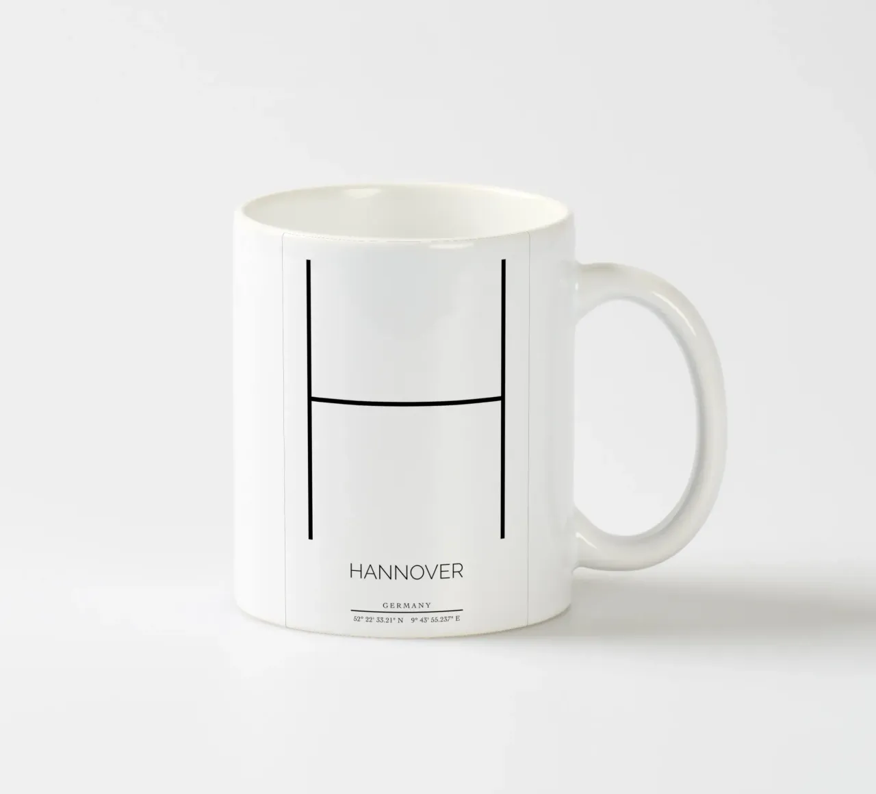 HANNOVER -  white tazza in ceramica da CityLights