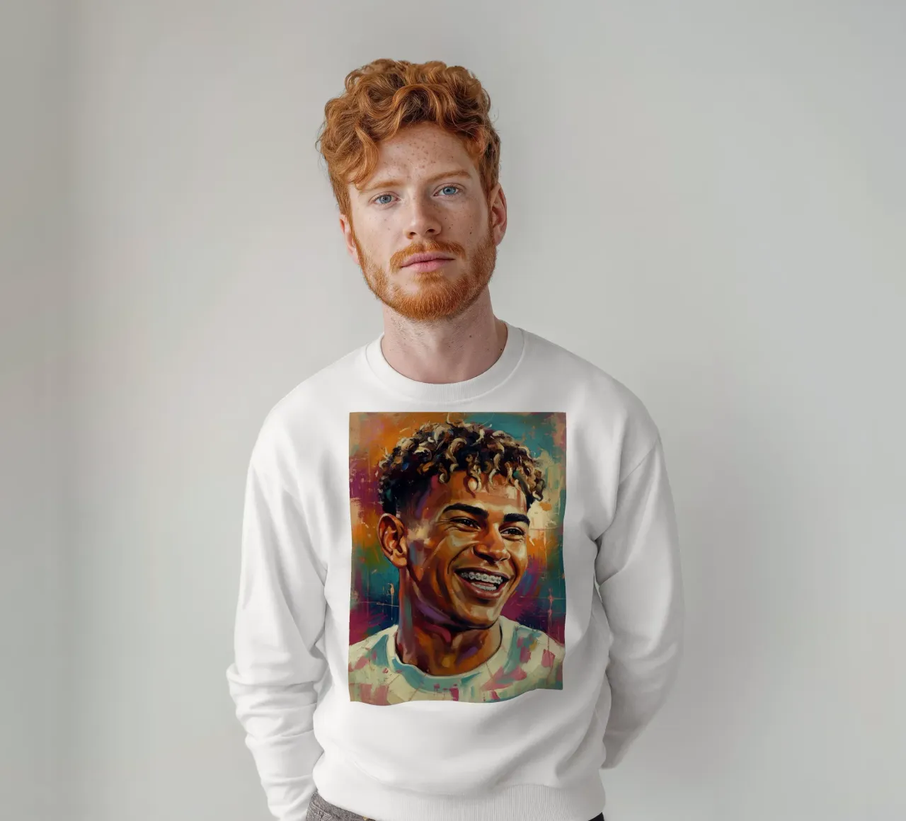 Lamine Yamal sorriso felpa da Lembayung art