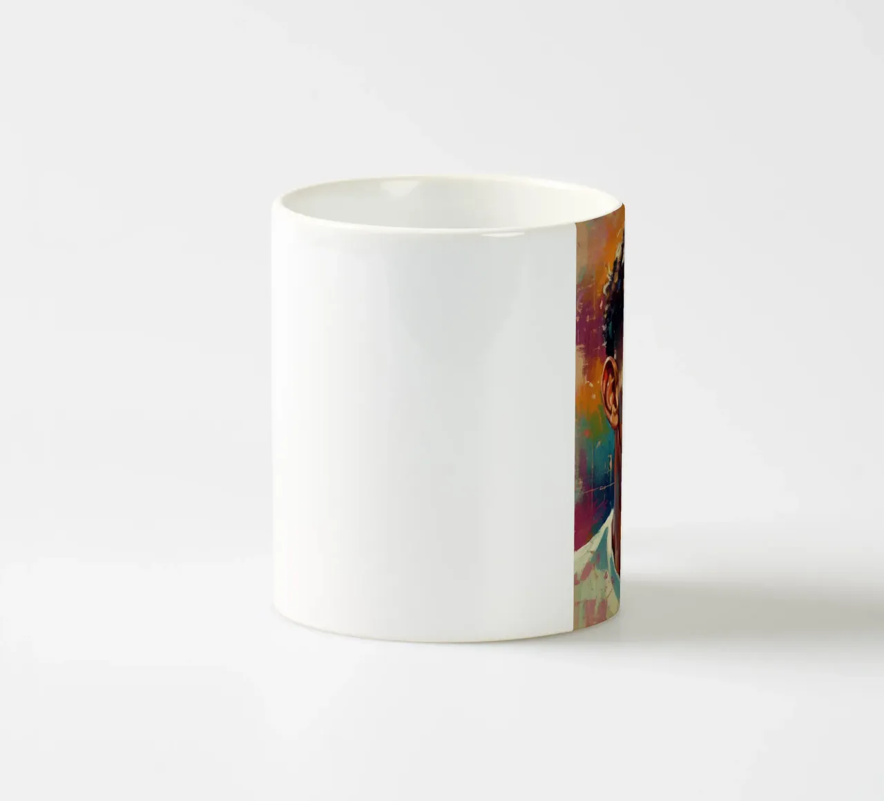 Lamine Yamal sorriso tazza in ceramica da Lembayung art