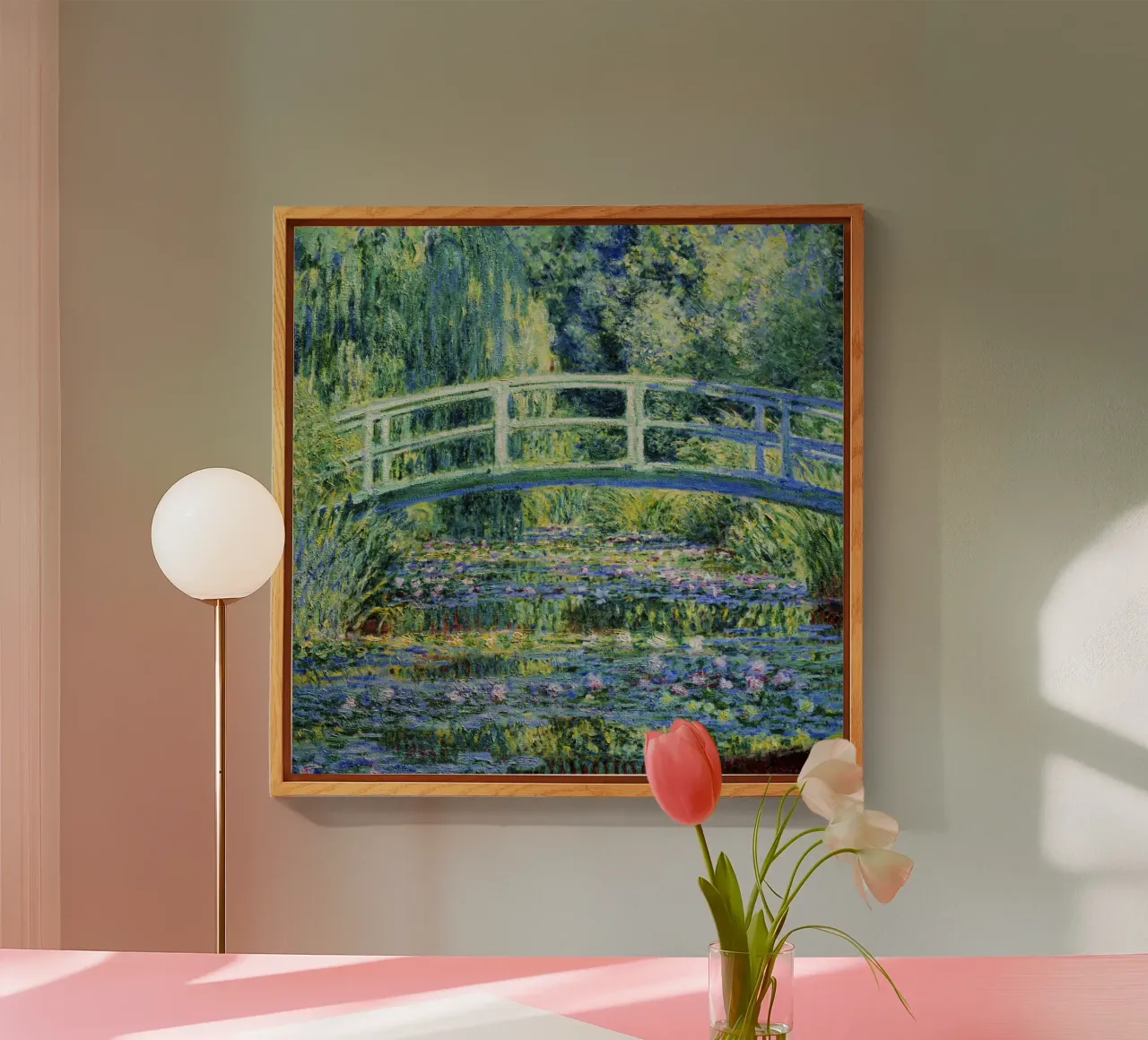 Claude Monet Ninfee e ponte giapponese (1899) plexiglass da Venus Art