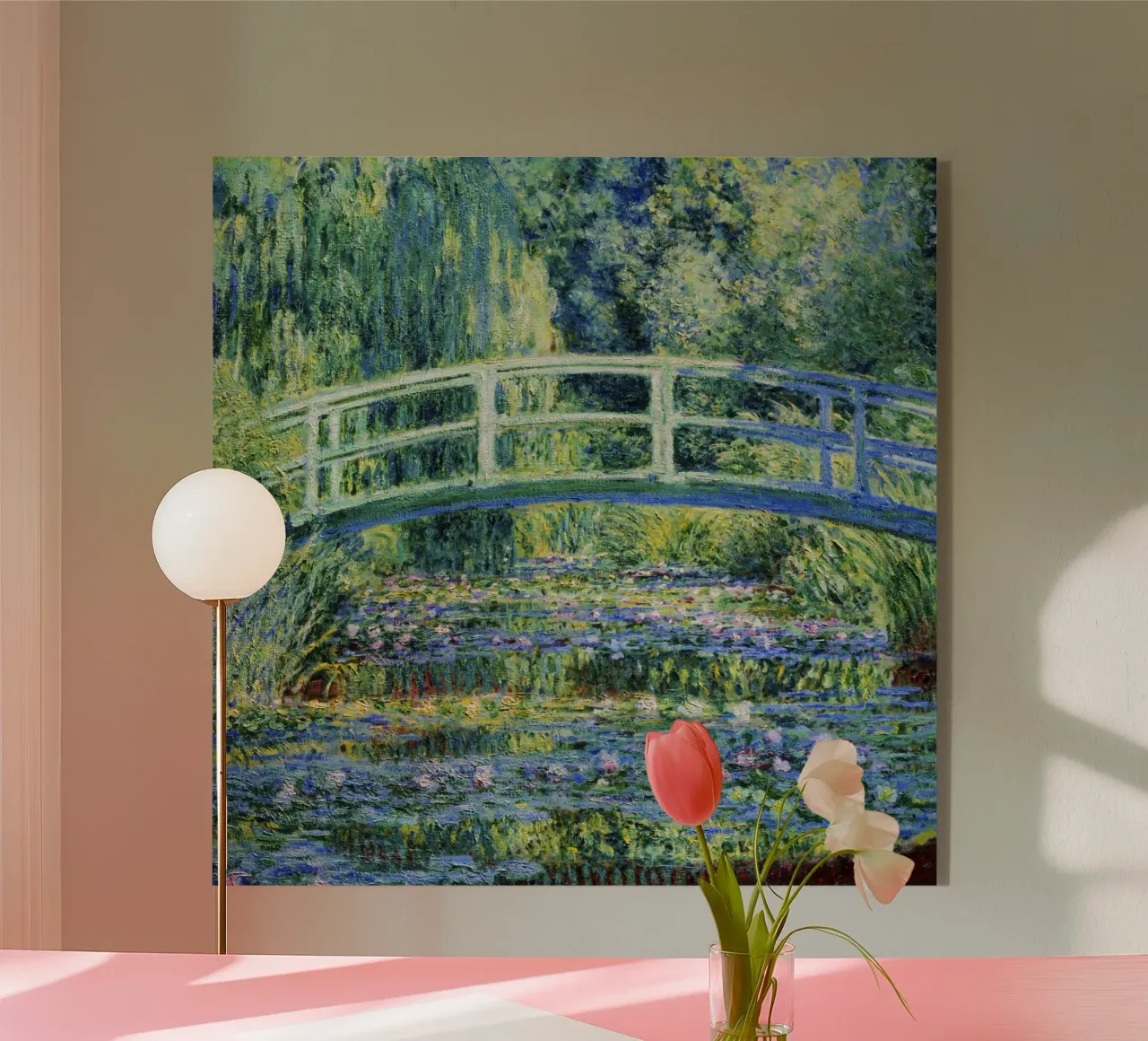 Claude Monet Ninfee e ponte giapponese (1899) plexiglass da Venus Art