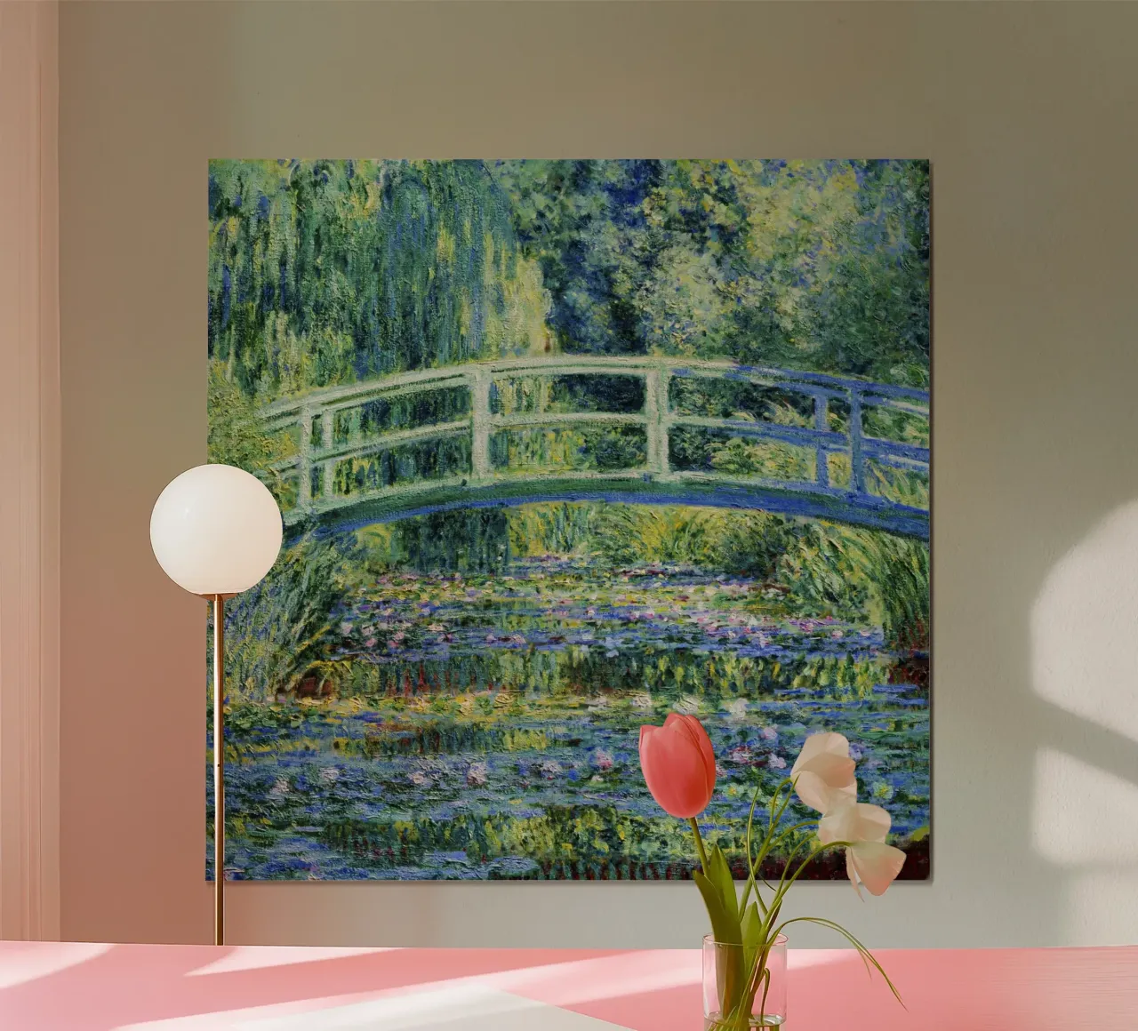 Claude Monet Ninfee e ponte giapponese (1899) carta hahnemühle da Venus Art