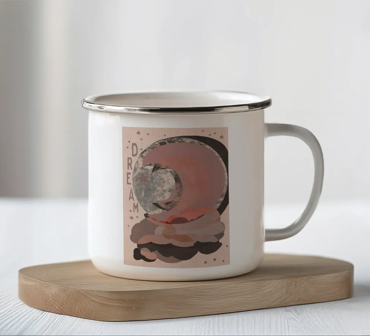 Sogno tazza in smalto da Charlotte Gagnon
