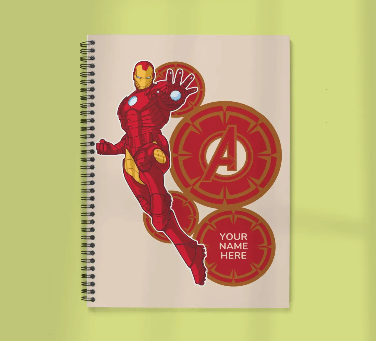Iron Man - Notebook spiral notebook by MARVEL Designs by JUNIQE