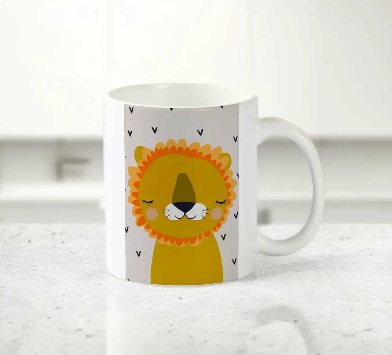 Piccolo Leone tazza in ceramica da Charlotte Gagnon