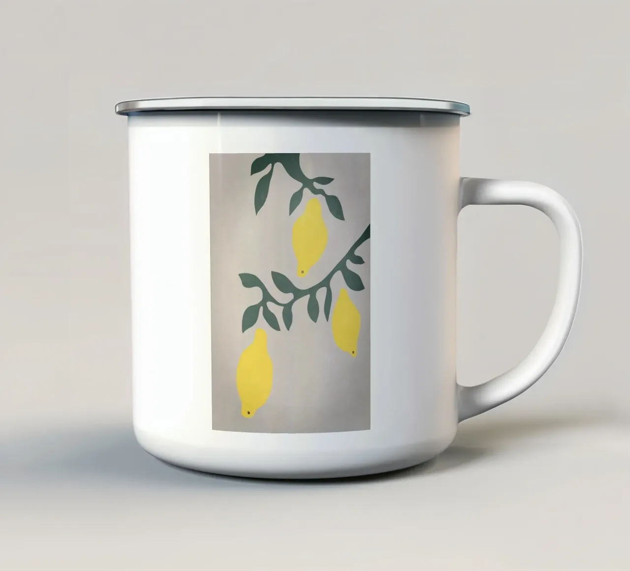 Limoni tazza in smalto da Charlotte Gagnon