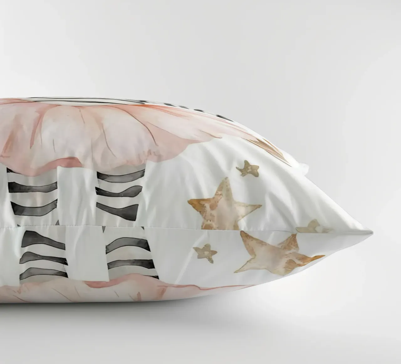 Ballerina zebrata con stelle cuscino da Barbara Wright