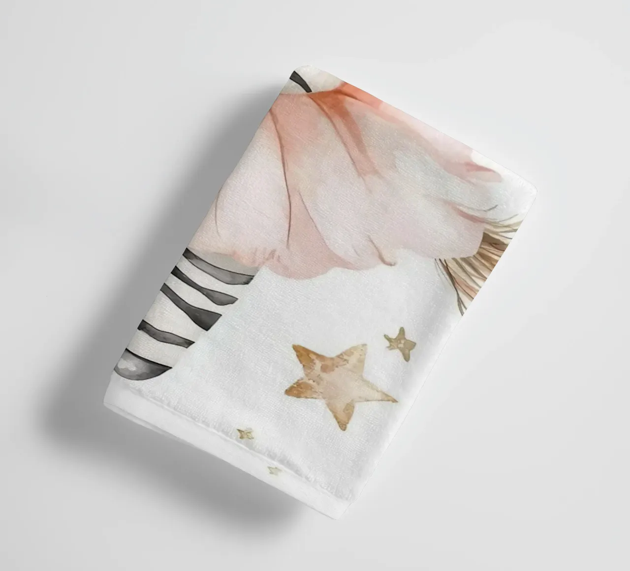Ballerina zebrata con stelle asciugamano da bagno da Barbara Wright